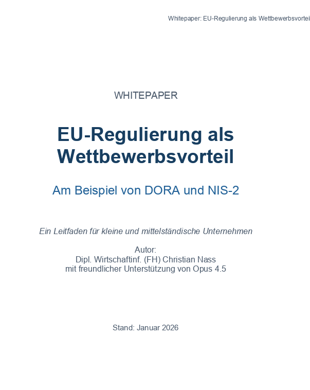 Leitfaden für KMU_DORA und NIS2